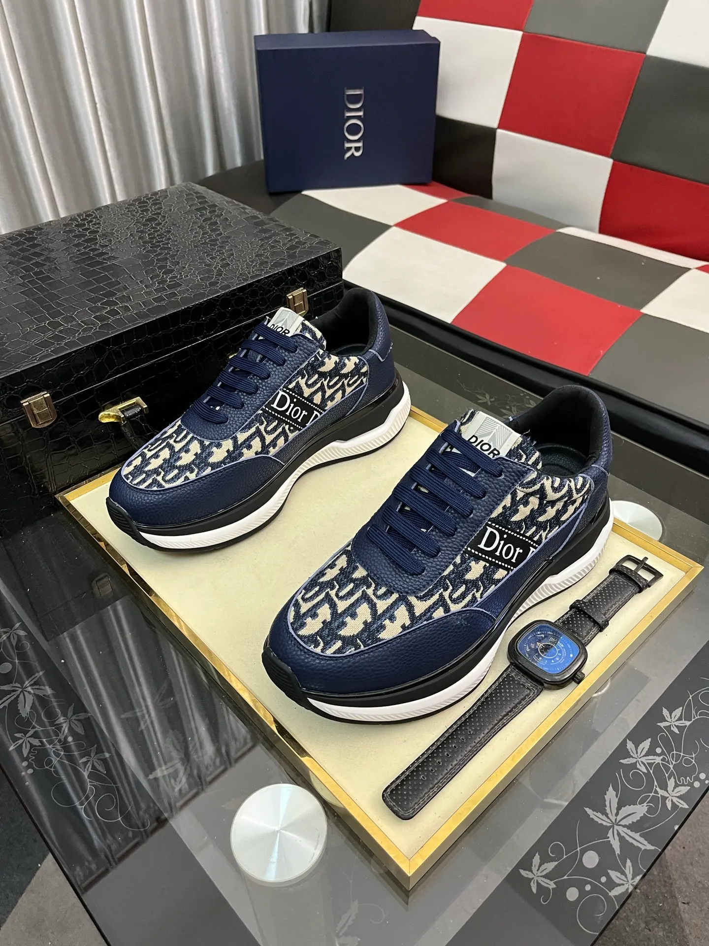 Men's Men's Shoes 💰438⌚️⌚️"Dior DIOR*" latest hot style casual shoes, top brand [seduce] luxury~purchase, top~quality. [Strong] The upper is made of imported breathable cowhide with material ➕ breathable sheepskin feet (•) and fine workmanship. Code number: 38-443️⃣Colors available